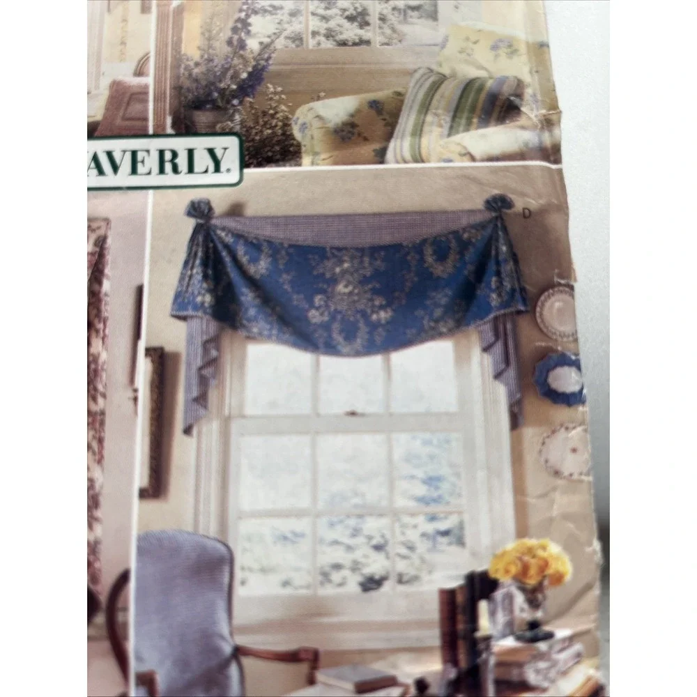 Butterick Pattern 3117 Window Treatments Sewing Craft Project (H)